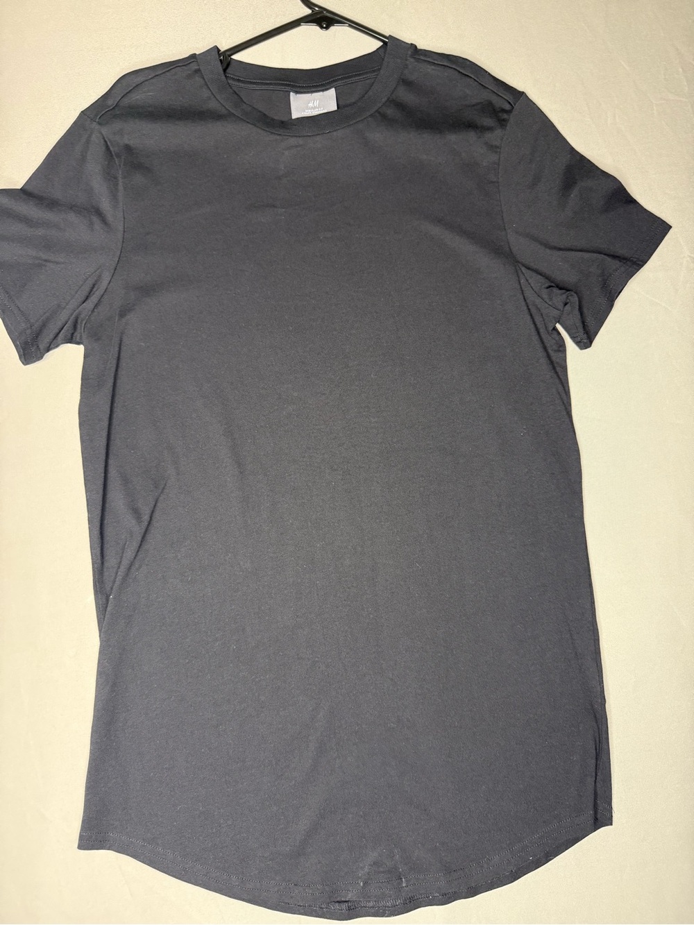 H&M Short Sleeve Crewneck T-Shirt in Black